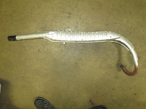 Suzuki RV 90 RV90 1977 Exhaust pipe no baffles Solid been painted as shown - Picture 1 of 3