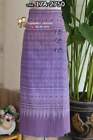 Thai Traditional Sarong Thai Skirt Cotton multi color 3Dbow wovevn fabric