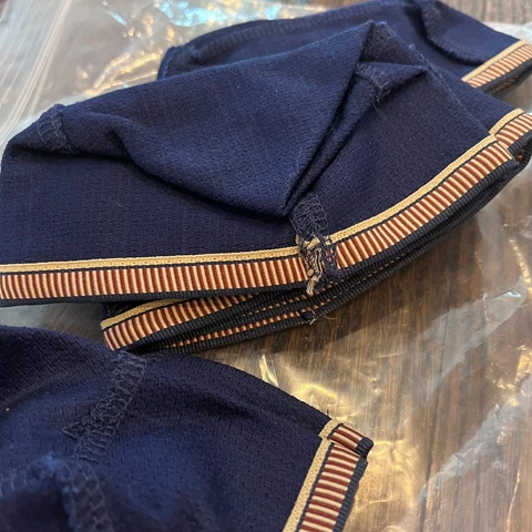 Lot of 10 Longaberger Proudly American Little Star Basket Liner:  Indigo Cover
