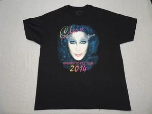 Cher Dressed to Kill Tour 2014 Cyndi Lauper Pat Benatar 2-seitige Daten T-Shirt XL - Bild 1 von 9