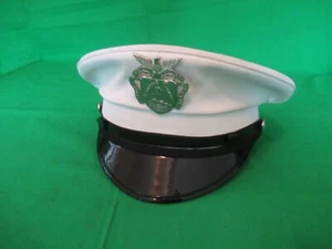 De colección Tenedor Unión Academia Militar Cadete Vestido SombreroSIC Semper Tyrannus Blanco - Imagen 1 de 12