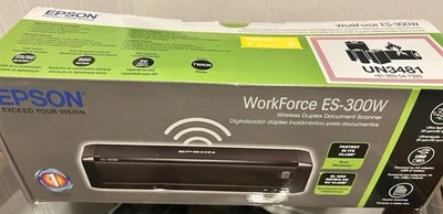Epson WorkForce ES-300W Wireless Duplex Document Scanner NEW IN BOX - Image 1 of 4