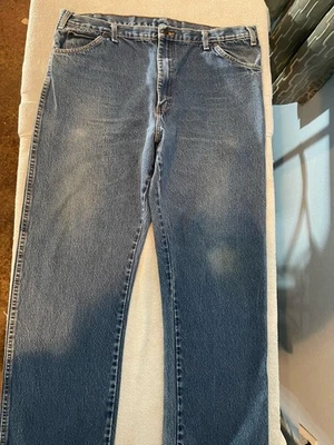 Dickies Regular Fit Jeans Men's 40x32 Blue Denim Classic Workwear Made in Mexico - Image 1 of 4