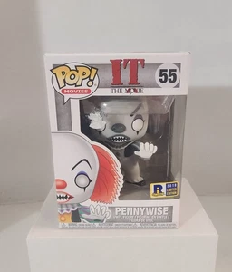Funko Pop Movies It Pennywise 55 Black & White Rhode Island Comic Con Exclusive - Picture 1 of 7