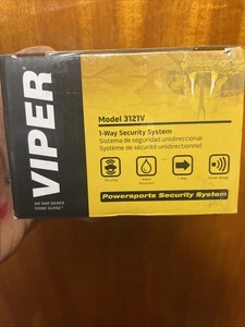 NUOVO Viper 3121V 1-Way Powersports Sistema di Allarme per Moto, ATV, Motoslitte - Foto 1 di 2