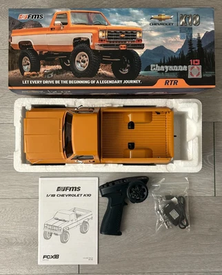 FMS FCX18 Chevrolet K10 Cheyenne 10 RTR 1/18 Scale RC Truck RTR Slightly Used C3 - Image 1 of 4