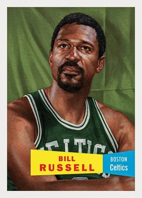 Tarjeta #6 Bill Russell 2025-26 Topps NBA Living Set Celtics Hof Foto 1 de 2