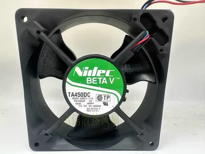 Ventilador de refrigeración de 3 hilos 120*38 mm 1 pieza Nidec TA450DC C33211-71A DC12V 0,49 AMPERIOS Foto 1 de 4
