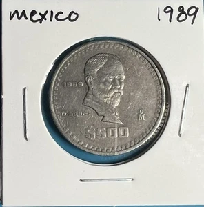 1989 Mexico 500 Pesos Nice Circulated Coin **Collectable** - Picture 1 of 2