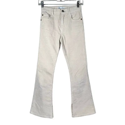 Zara High Rise Flat Front Corduroy Pants Girls 11-12 - Image 1 of 4
