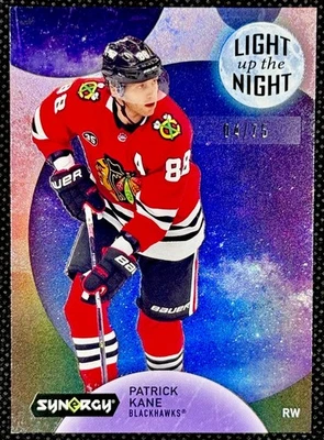 2022-23 Upper Deck Synergy Light Up the Night PATRICK KANE #LN-PK PINK #04/75 - Image 1 of 2