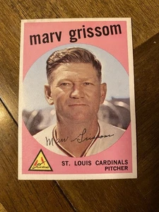 1959 topps baseball. Marv Grissom Card #243 EX - Picture 1 of 3