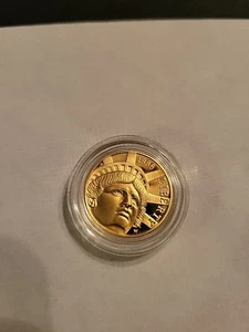 1986 Statue of Liberty Centennial  $5 Commemorative Gold Coin Lot#134 - Picture 1 of 2