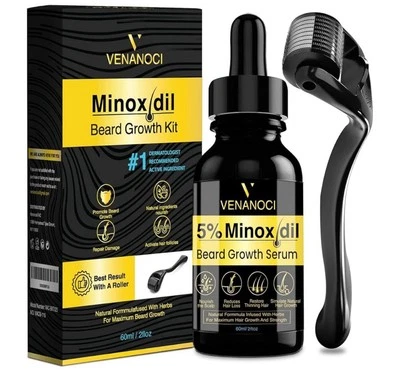 Minoxidil para Hombres, 5% Minoxidil para Hombres Kit de Crecimiento de Barba, Minoxidil para Mujeres... Foto 1 de 3