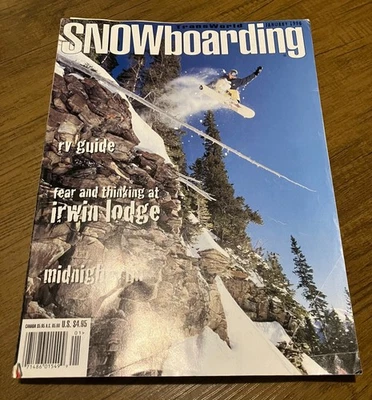 Transworld Snowboarding Magazine January 1996 Rare 90's Vintage Mag - Image 1 of 4