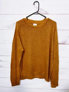 H&M Mens Sweater Size L Brown Round Neck Long Sleeve Pullover Wool & Polyester - Picture 1 of 6