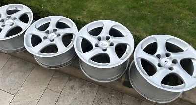 Porsche 996 911 Turbolook II 2 cerchioni RUOTA SET CERCHI 8+11x18 ET45 4S TURBO JANTES - Immagine 1 di 4