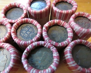 Sealed Wheat Penny Roll With Indian Heads On BOTH ENDS! Wheat/Indian Cents USA - Picture 1 of 3