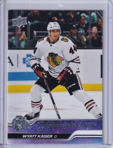 2023-24 UPPER DECK SERIES 1 YOUNG GUNS YG WYATT KAISER RC # 229