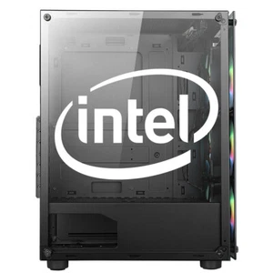 Intel Gaming Desktop PC Laptop Wand Fenster Tür Büro Vinyl Aufkleber Aufkleber - Bild 1 von 4