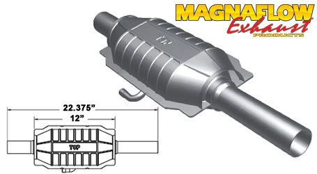 Buick Skyhawk 1983 escape 2L nuevo convertidor catalítico Magnaflow ajuste directo gatos Foto 1 de 1