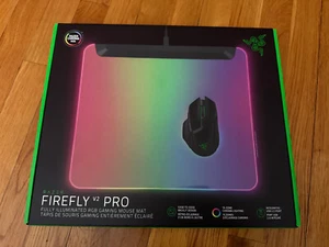 Brand New Razer Firefly V2 Pro RGB Gaming Mouse Mat - BLACK Gaming Mousepad - Picture 1 of 2