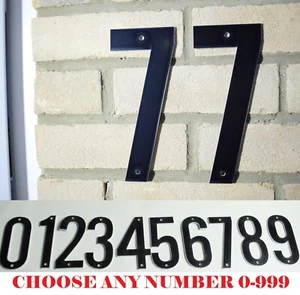 new Cut Door Number Personalised Slate House Gate Number Sign Plaque 8 inches - Picture 1 of 5