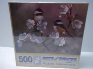 Kirschblüte Chickadees Puzzle 500 Teile Teile Russell Cobane - Bild 1 von 2