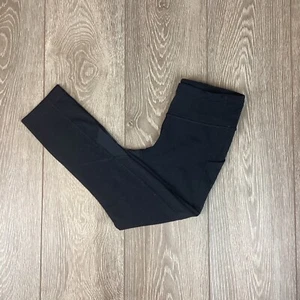 Lululemon Negro 4 Mujer’s Leggings Bolsillos Cremallera Parte Inferior Elastizado Suave Activo - Imagen 1 de 11