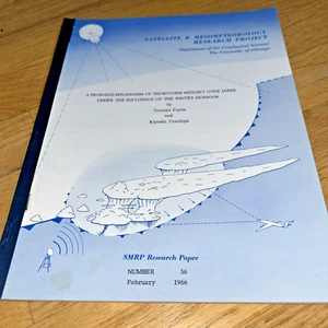 1966 SNOWSTORM MESOJET OVER JAPAN -  INFLUENCE OF WINTER MONSOON  by T.  FUJITA - Picture 1 of 10
