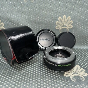 Minolta Mounted Tele Converter 2x Camera Lens Multi-Coated Star-D Auto - Picture 1 of 9