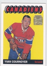 01/02 TOPPS/OPC ARCHIVES..YVAN COURNOYER..65/66 RC REPRINT..CARD # 76..CANADIENS