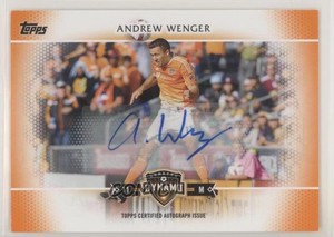 2017 Topps MLS Orange Auto /35 Andrew Wenger #82 Auto