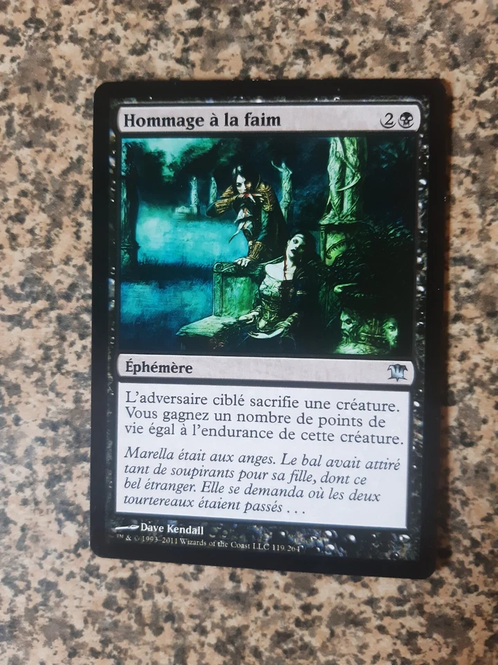MTG - 1 x Tribute to Hunger - Innistrad - FRENCH - Image 1 of 1