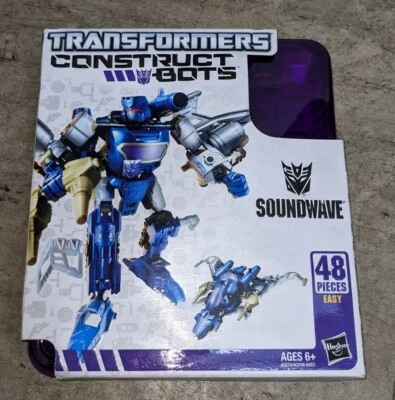 Transformers Construct Bots Elite Class SoundWave Set 2013 Hasbro New NIP RARE - Image 1 of 3