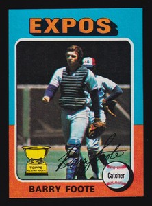 1975 TOPPS MINI BASEBALL SET 229 BARRY FOOTE RC MONTREAL EXPOS NM-MT 