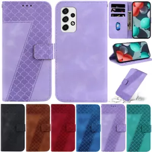 Retro Wallet Leather Flip Case Cover For Samsung A54 A34 A24 A14 A73 A55 A35 A15 - Picture 1 of 60