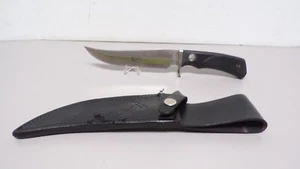 Colt CT-3 1990's USA Made Sporting Hunter Bowie Knife w/ Leather Sheath - Picture 1 of 4