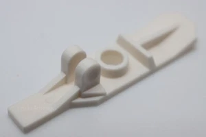 Lego 2x White Minifig Utensil Ski without Hinge - Picture 1 of 1