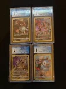 Pokemon TCG Comic Eciplse Trainer Card Lot CGC 9 w/ Subgrades - Picture 1 of 2
