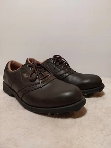 Dexter Golf Shoes Cleats Size 9.5m Golfing Shoes Brown padded - Picture 1 of 7