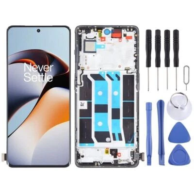For OnePlus Ace 2 PHK110 LCD Display Touch Screen Digitizer Full Assembly Frame - Image 1 of 4