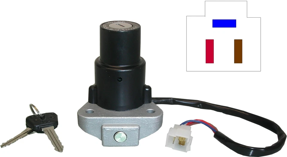 INTERRUPTOR DE ENCENDIDO 3 CABLES YAMAHA XS360 1975-76 Foto 1 de 1