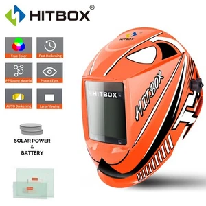 Casco de soldadura Pro True Color Large View oscurecimiento automático para Tig Mig Arc HITBOX - Imagen 1 de 13