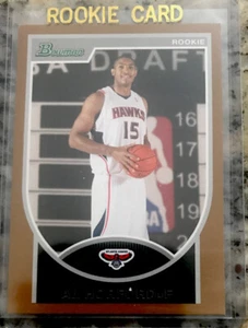 Tarjeta de baloncesto Bowman Copper 2007-08 #112 Al Horford 301/399 - Imagen 1 de 2