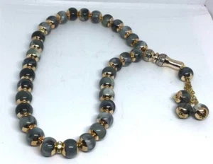 New Rosary 33 Prayer Misbaha Islamic Multicolor Plastic Baltic beads 39g\28 cm   - Picture 1 of 10