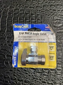 BrassCraft G2R15X CD 1/4 Umdrehung Eckventil, für Wandrohr, - Bild 1 von 7