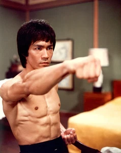 Reimpresión de artes marciales de colección de Bruce Lee - Leyenda de Kung Fu - Foto brillante 11x14 - Imagen 1 de 4