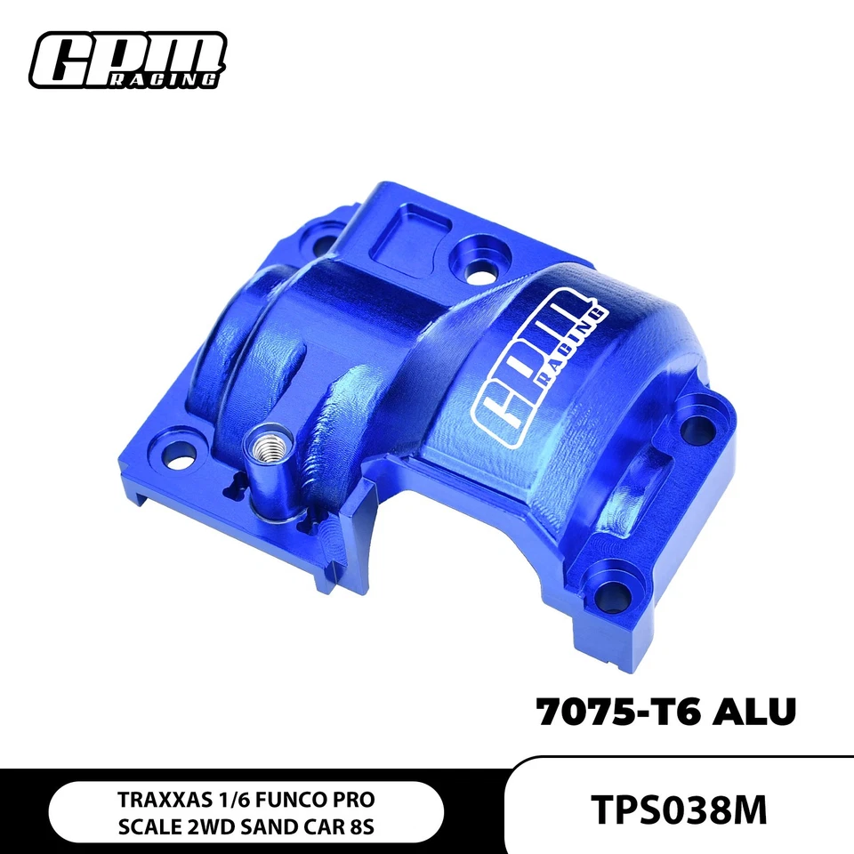 GPM 7075 Alloy Transmission Gear Covers TRAXXAS 1/6 Funco Pro Sand Car 8S 10987 - Image 1 of 4