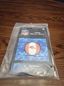 Denver Broncos 16" Inflatable Beach Ball NFL Licensed NEW!! - Picture 1 of 2